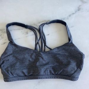 Grey lululemon sports bra